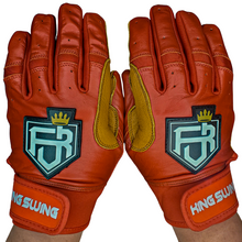 Load image into Gallery viewer, SHORT CUFF BATTING GLOVES RED