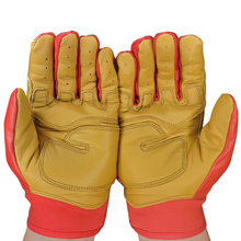 Load image into Gallery viewer, SHORT CUFF BATTING GLOVES RED