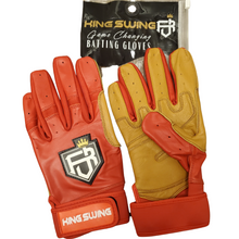 Load image into Gallery viewer, WRAP AROUND CUFF BATTING GLOVES RED