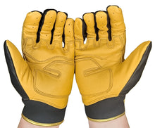Load image into Gallery viewer, SHORT CUFF BATTING GLOVES BLACK