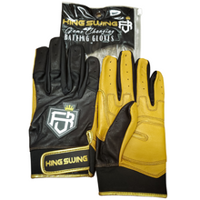 Load image into Gallery viewer, SHORT CUFF BATTING GLOVES BLACK
