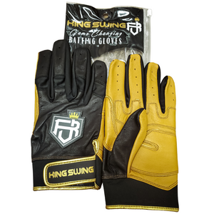 SHORT CUFF BATTING GLOVES BLACK