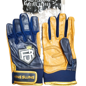 SHORT CUFF BATTING GLOVES NAVY