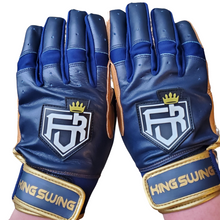 Load image into Gallery viewer, SHORT CUFF BATTING GLOVES NAVY
