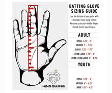 Load image into Gallery viewer, SHORT CUFF BATTING GLOVES BLACK
