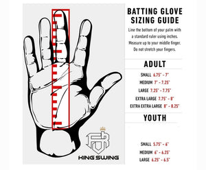 WRAP AROUND CUFF BATTING GLOVES BLACK